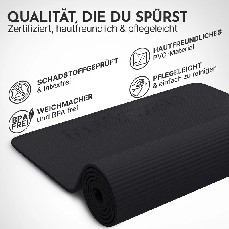 Premium Yogamatte – ideal für Yoga, Pilates & Gymnastik