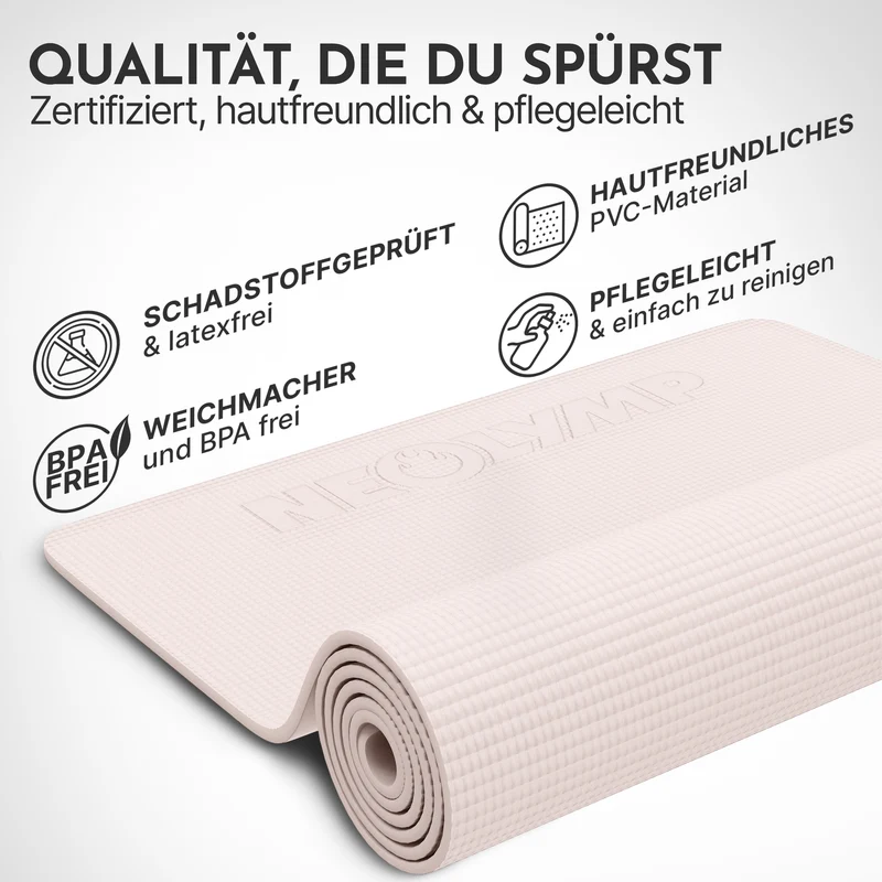 Premium Yogamatte – ideal für Yoga, Pilates & Gymnastik