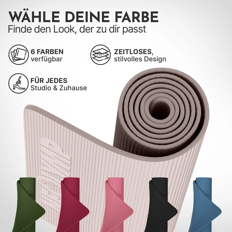 Premium Yogamatte – ideal für Yoga, Pilates & Gymnastik