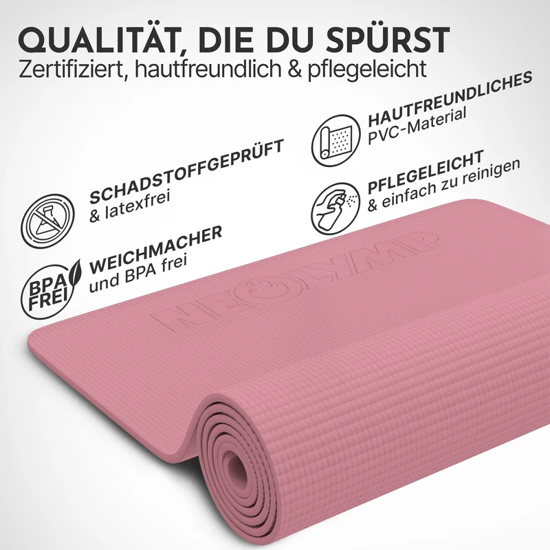 Premium Yogamatte – ideal für Yoga, Pilates & Gymnastik