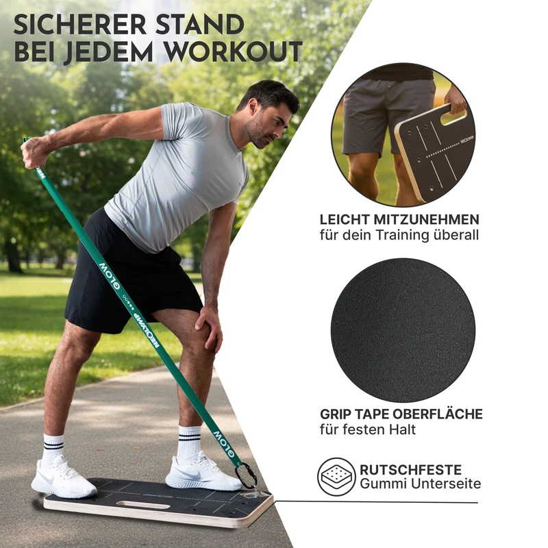 Bänderplattform - Bands Board für Fitnessbänder-Training