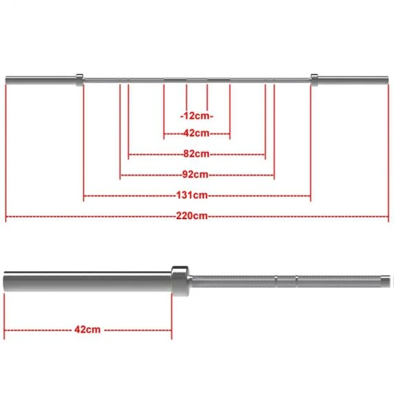 ATX® Bulls Bearing Bar-MK +700 kg+ Federstahl + Gelagert