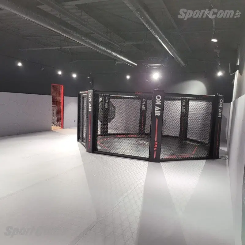 MMA-Käfig zur Bodenmontage – Oktagon Ø 4–7 m, 1,93 m hoch