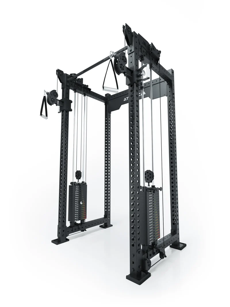 R8 Bradley | 2x95kg Kabelzug Anbau | Dual | 78cm Crossbar | Position 1