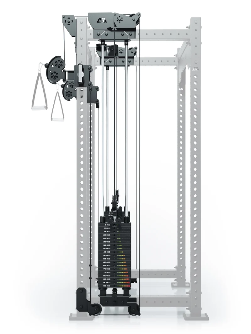 R8 Bradley | 2x95kg Kabelzug Anbau | Dual | 78cm Crossbar | Position 1