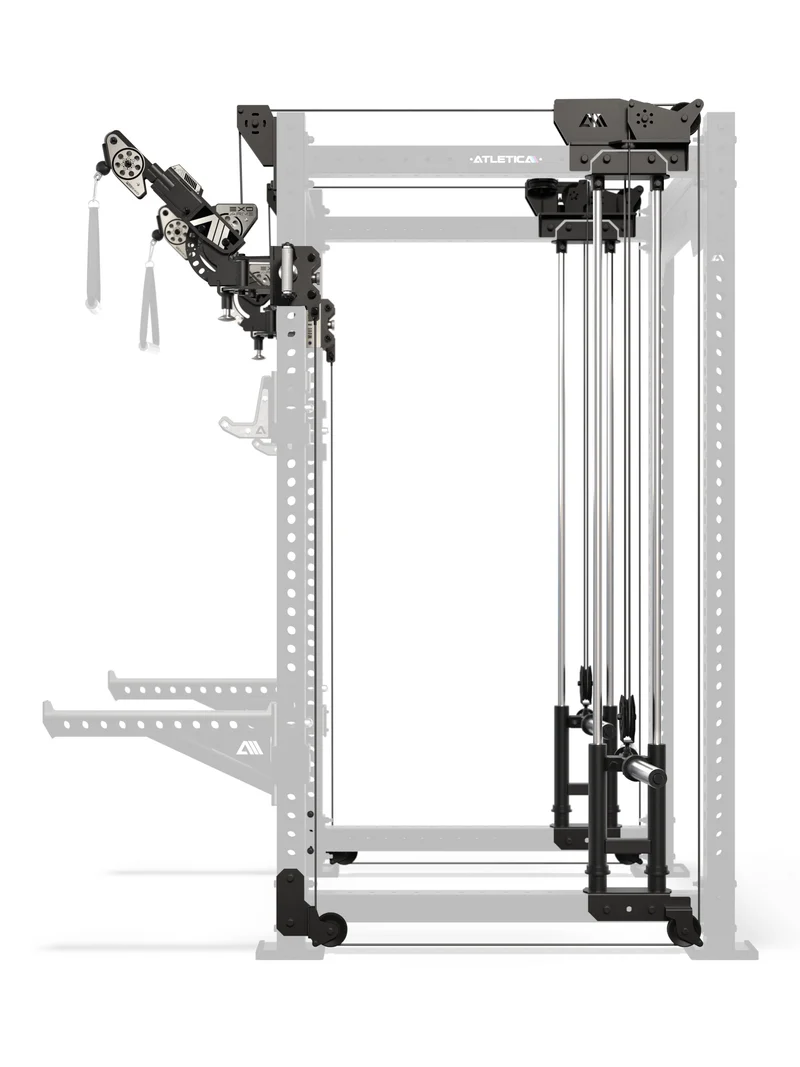 R8 Bradley EXO Plate Loaded | Power Rack | 123cm | Schwarz