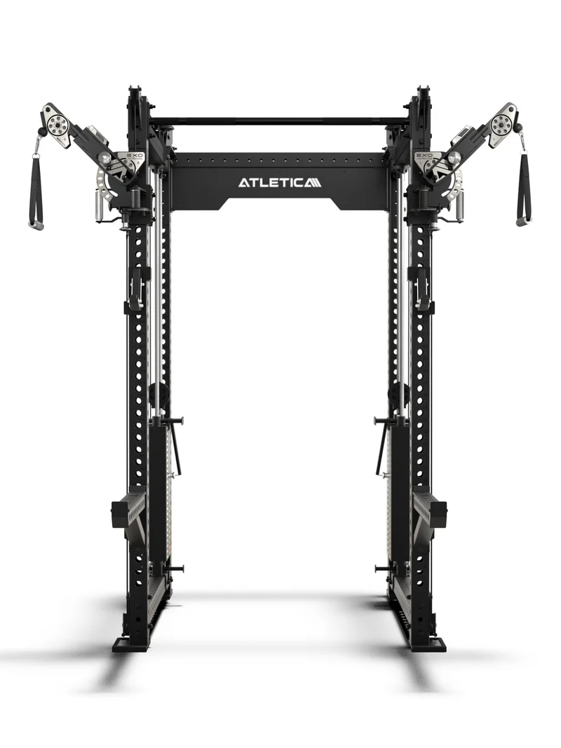 R8 Bradley EXO 2x125kg | Power Rack | 123cm | Schwarz