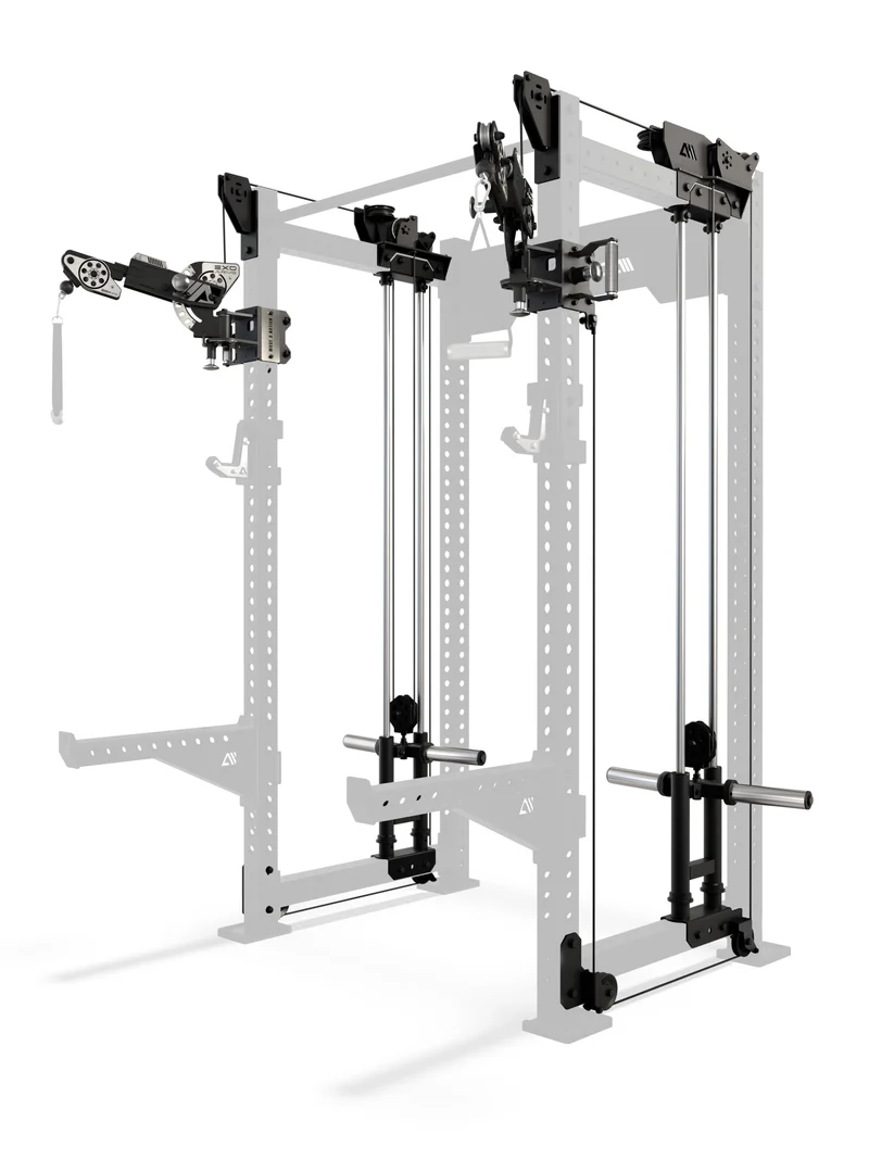 R8 Bradley EXO Plate Loaded | Power Rack | 93cm | Schwarz