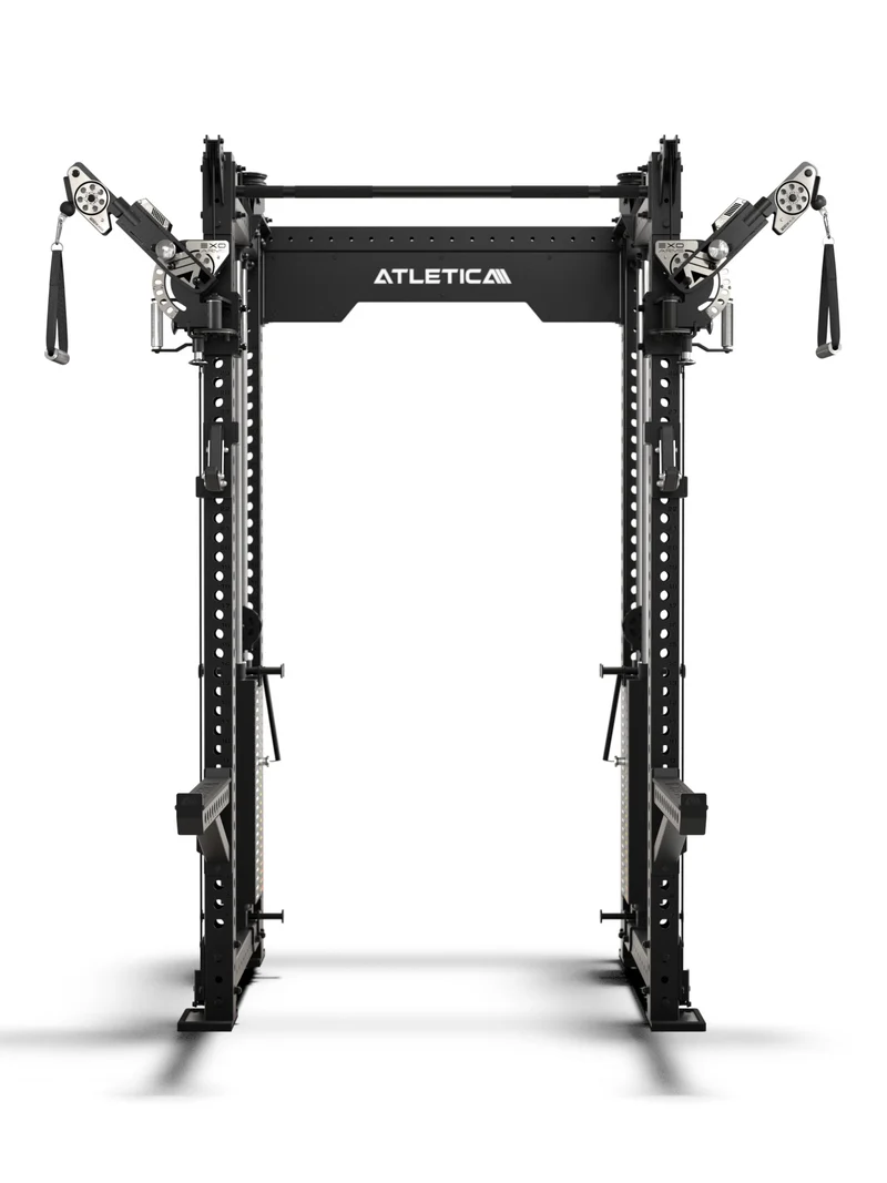 R8 Bradley EXO 2x125kg | Power Rack | 93cm | Schwarz