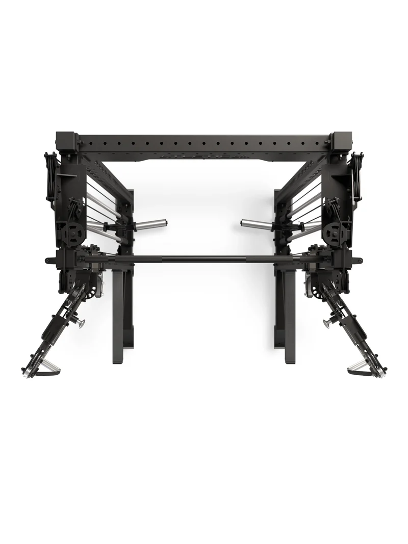 R8 Bradley EXO Plate Loaded | Power Rack | 57cm | Schwarz