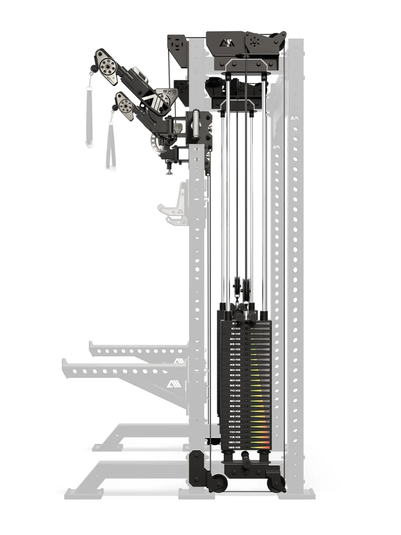 R8 Bradley EXO 2x125kg | Power Rack | 57cm | Schwarz