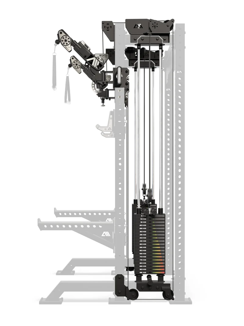 R8 Bradley EXO 2x95kg | Power Rack | 57cm | Schwarz