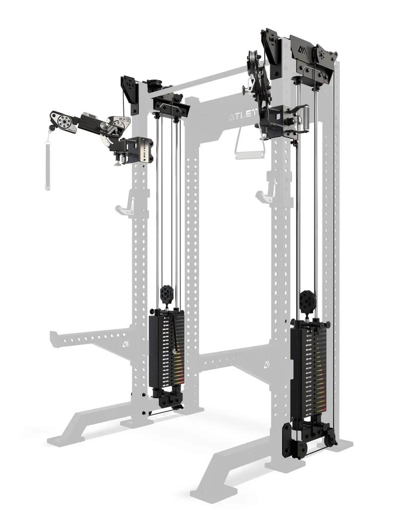 R8 Bradley EXO 2x95kg | Power Rack | 57cm | Schwarz