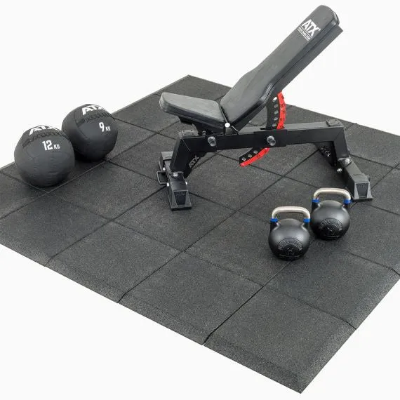 Gymfloor® - Granulat Schutzplatten 500 x 500 x 30 mm