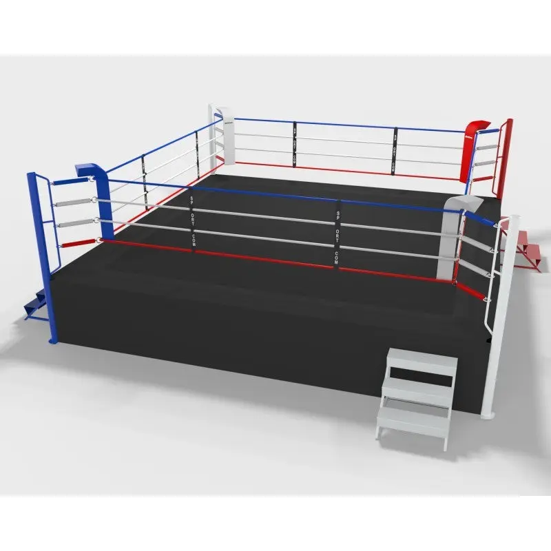 Pro-Wettkampf-Boxring mit 1 m Podium – 6×6 und 7×7 m