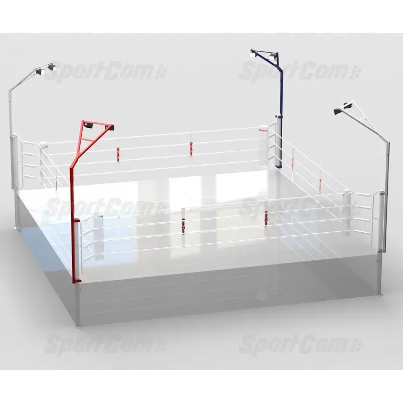 Pro-Wettkampf-Boxring mit 1 m Podium – 6×6 und 7×7 m