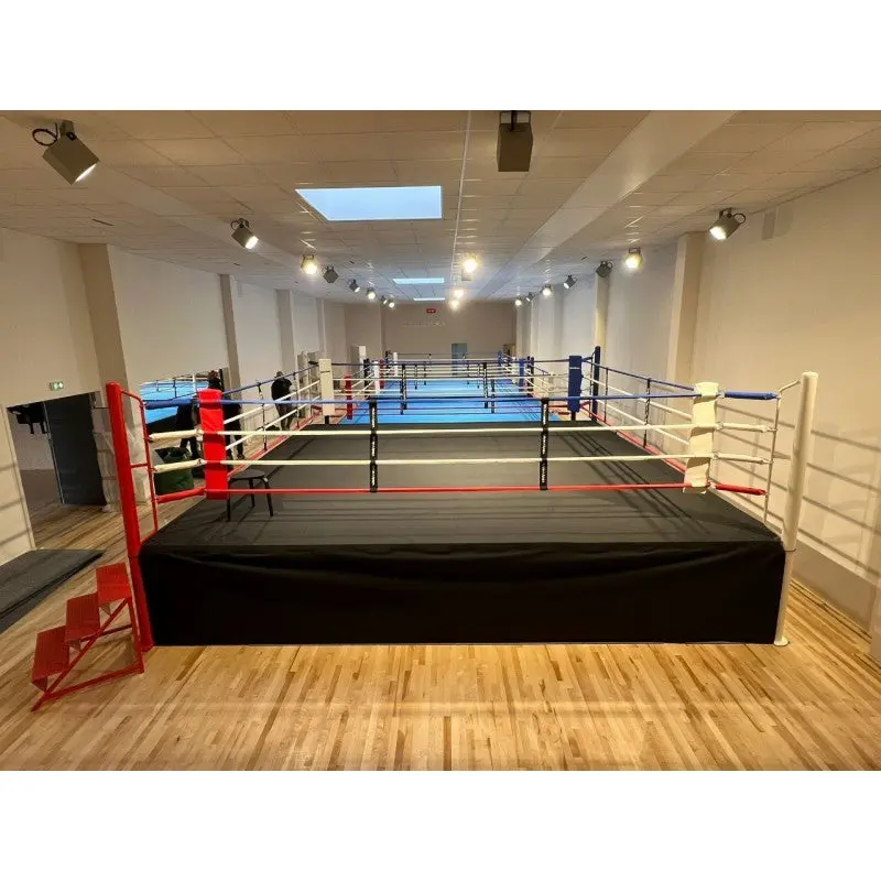 Pro-Wettkampf-Boxring mit 1 m Podium – 6×6 und 7×7 m