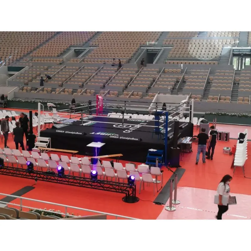 Pro-Wettkampf-Boxring mit 1 m Podium – 6×6 und 7×7 m