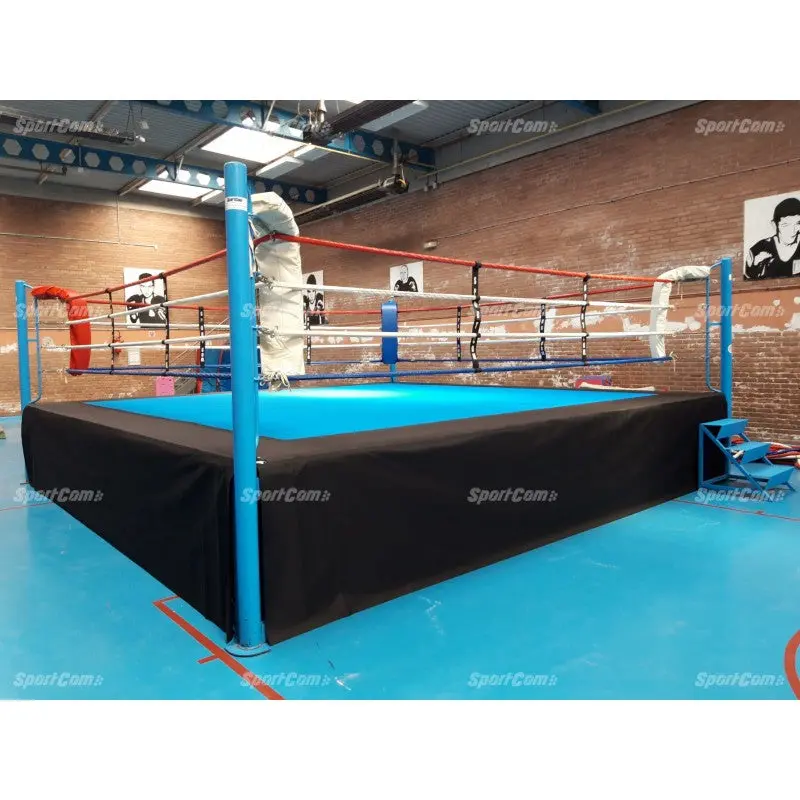 Pro-Wettkampf-Boxring mit 1 m Podium – 6×6 und 7×7 m