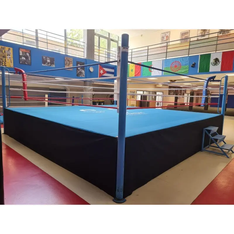 Pro-Wettkampf-Boxring mit 1 m Podium – 6×6 und 7×7 m