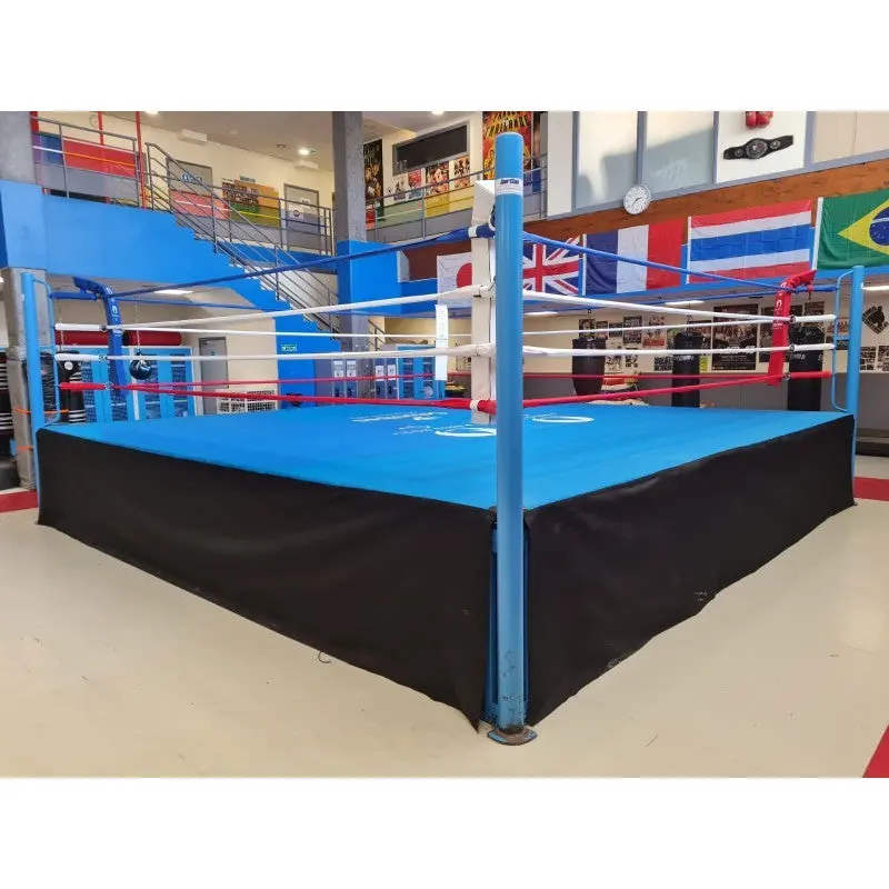 Pro-Wettkampf-Boxring mit 1 m Podium – 6×6 und 7×7 m