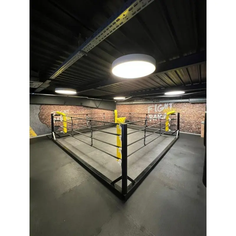 Freistehender Boxring – 4 Seile, 4×4 & 5×5 m, ohne Bodenmontage