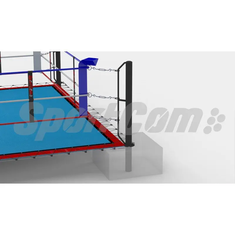 Doppel-Boxring mit Spannseilen – Plane und Matten inklusive