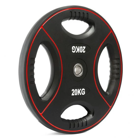 Polyurethan 4-Grip Hantelscheiben 30 mm