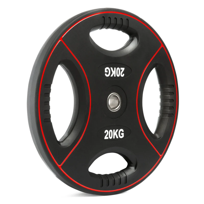 Polyurethan 4-Grip Hantelscheiben 30 mm