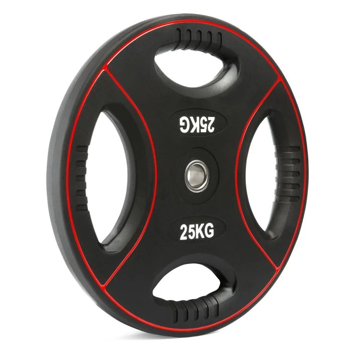 Polyurethan 4-Grip Hantelscheiben 30 mm
