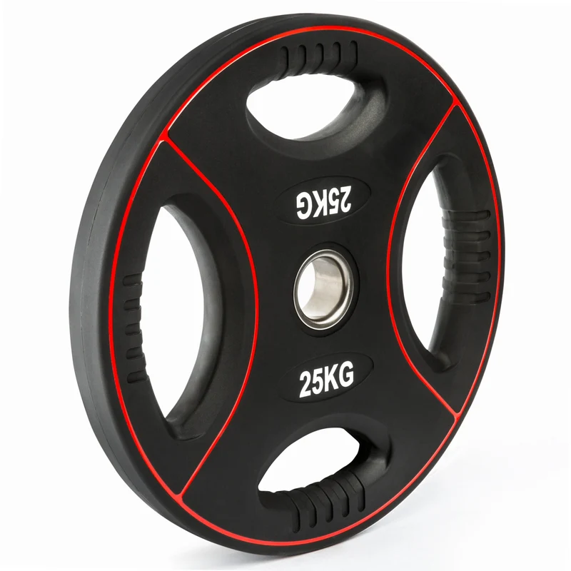 Polyurethan 4 Grip Hantelscheiben 50 mm - 1,25 kg bis 25 kg