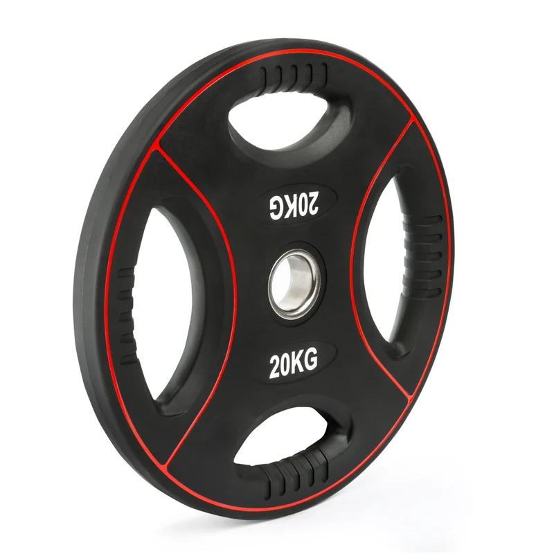 Polyurethan 4 Grip Hantelscheiben 50 mm - 1,25 kg bis 25 kg