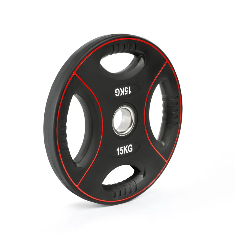 Polyurethan 4 Grip Hantelscheiben 50 mm - 1,25 kg bis 25 kg