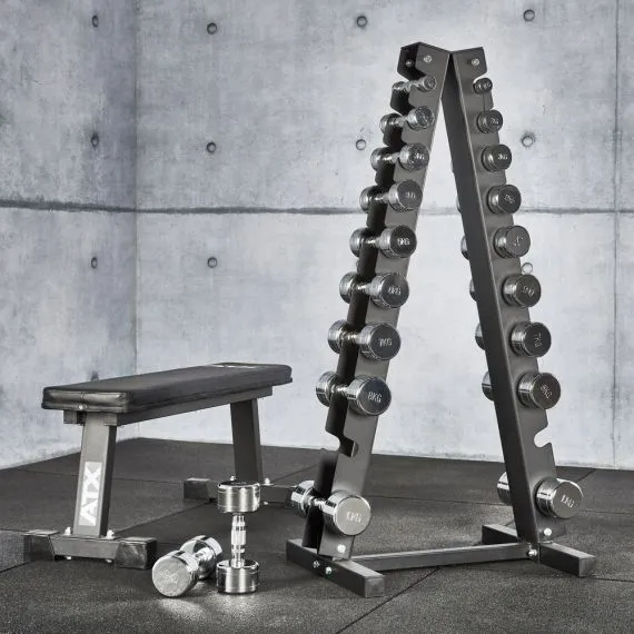 Trainingshanteln Chrom - 1 bis 10 kg