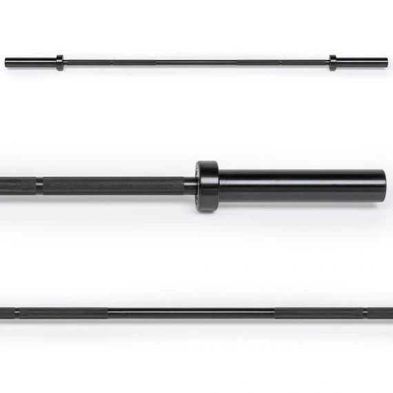 Langhantel - 50 mm x 185 cm - schwarz
