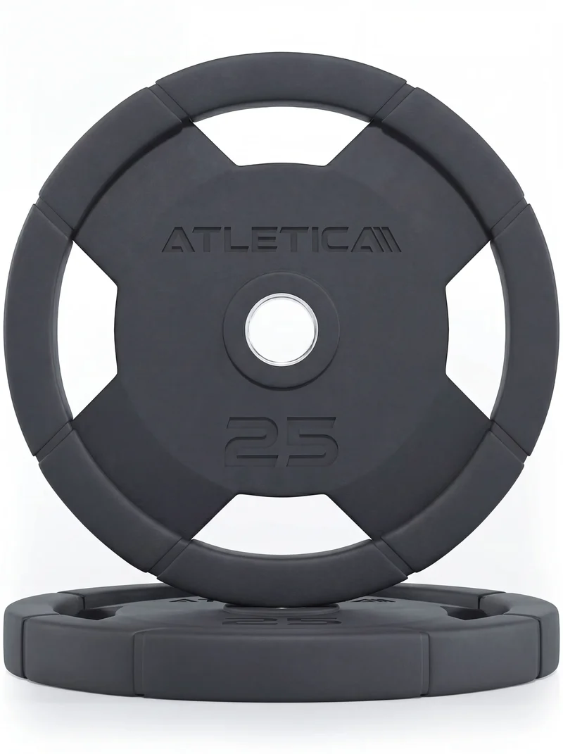 4H Gripper Plates | 2x25kg | gummierte Hantelscheiben