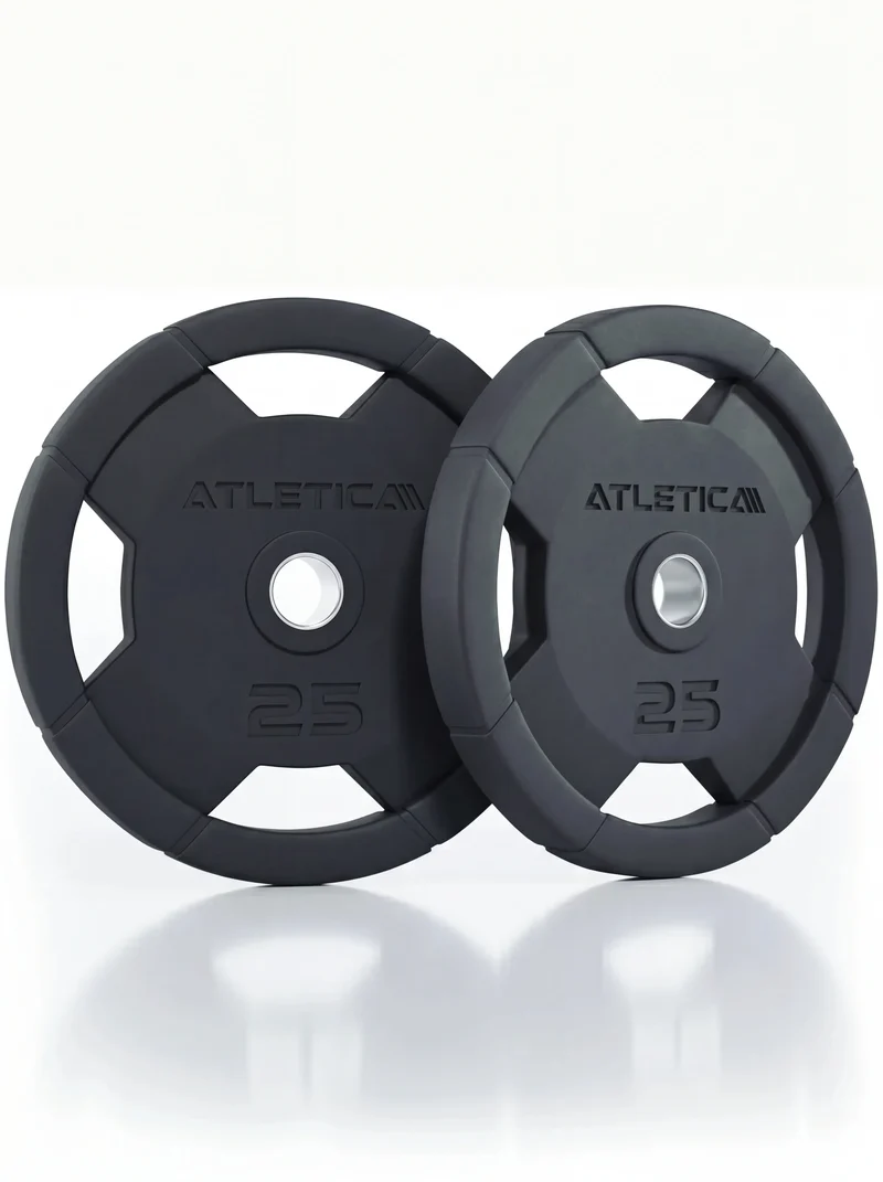 4H Gripper Plates | 2x25kg | gummierte Hantelscheiben