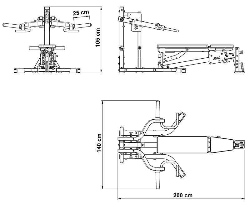 ATX® Lever Arm Multipresse