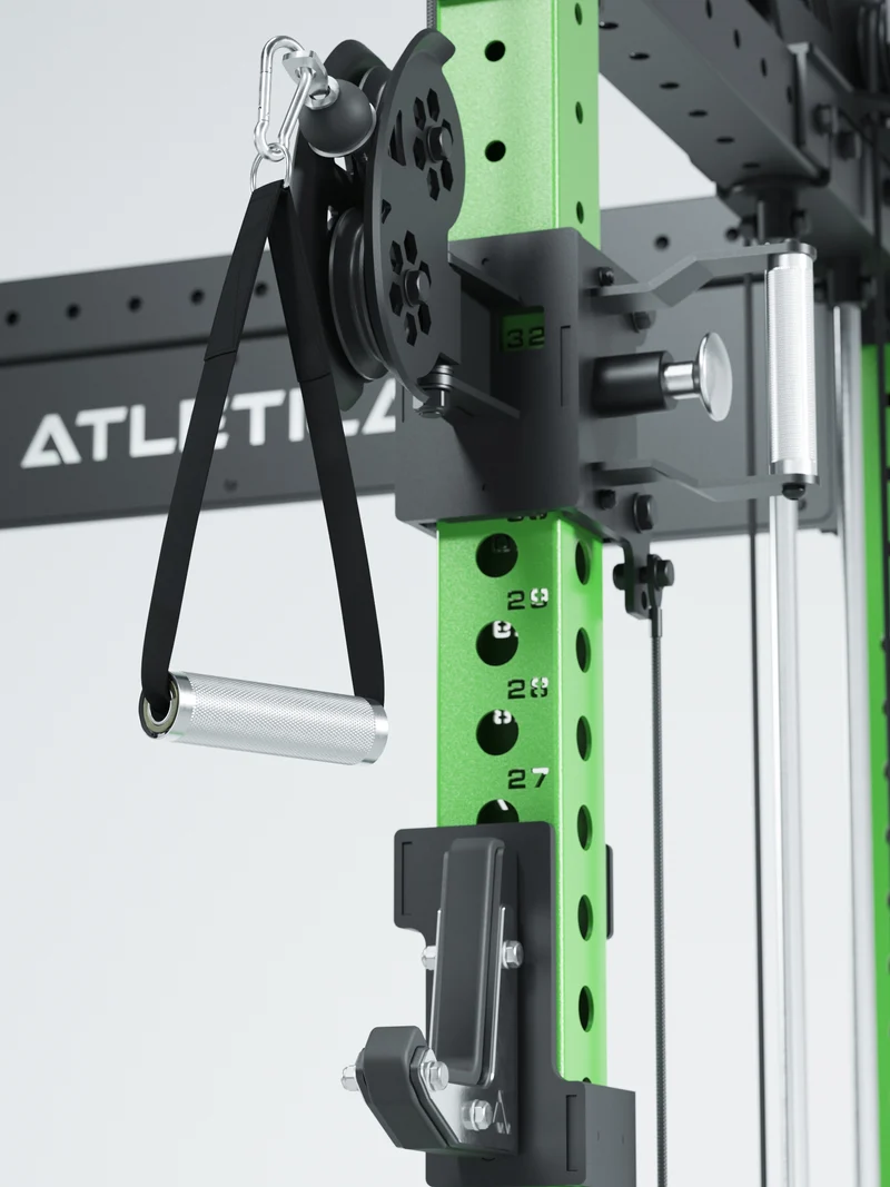 R8 Bradley Mittel | 2x95kg Weight Stack | Electric Green