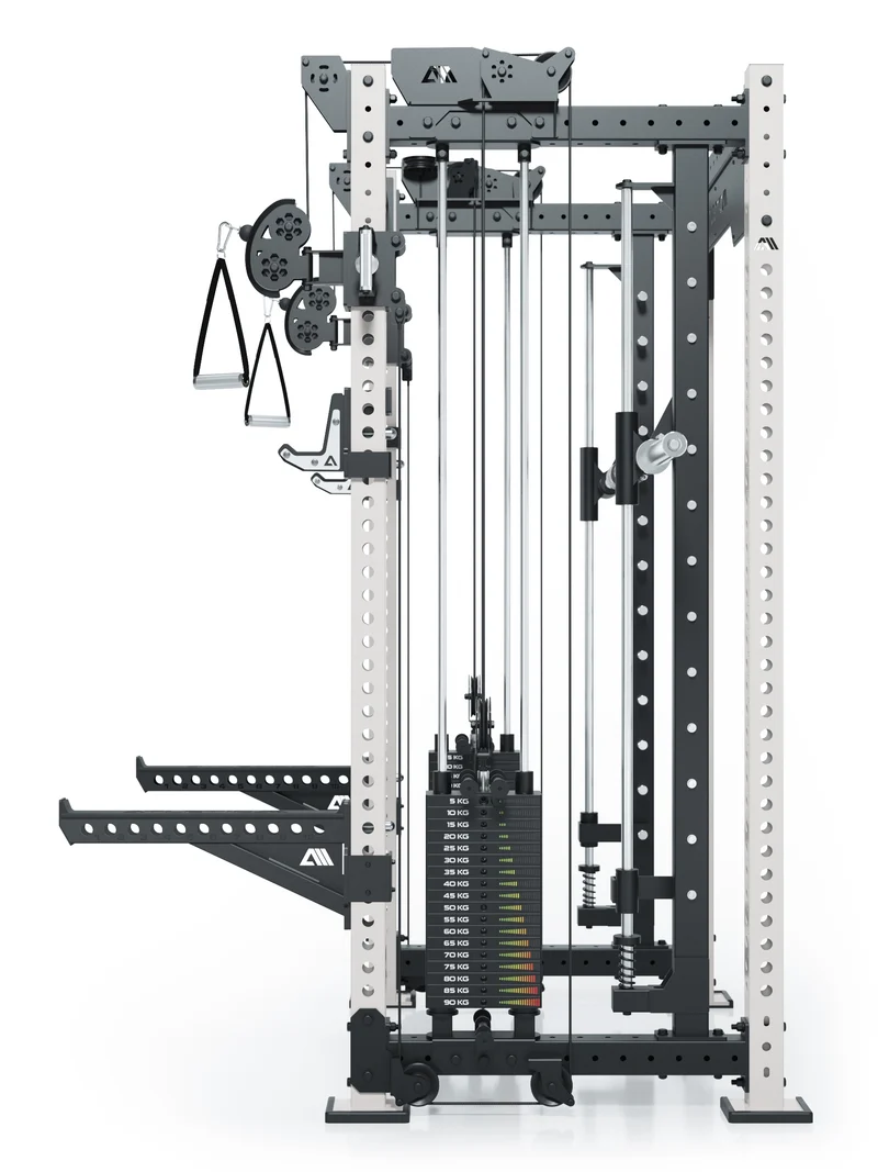 R8 Bradley Combat Mittel | 2x95kg Weight Stack | Weiß