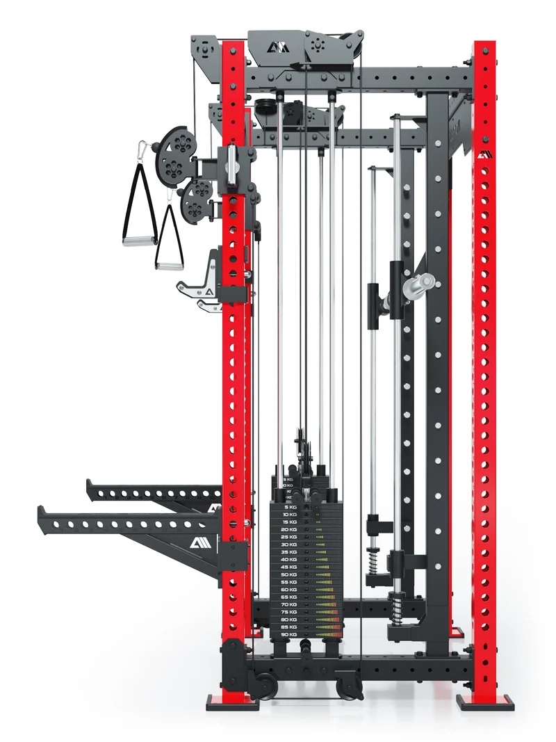 R8 Bradley Combat Mittel | 2x95kg Weight Stack | Sportscar Red
