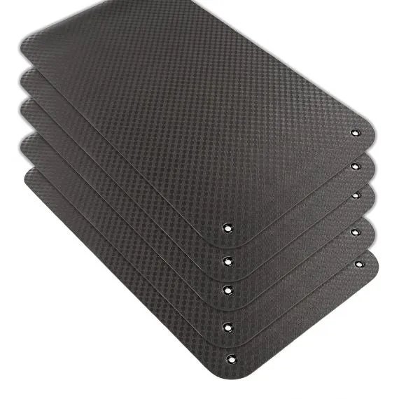 Profi Gymnastikmatte schwarz Set - 5 Stück
