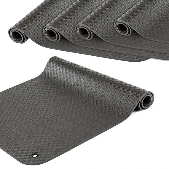 Profi Gymnastikmatte schwarz Set - 5 Stück