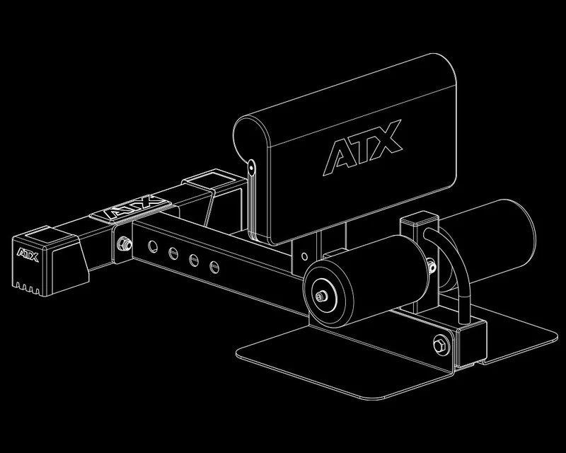 ATX® Sissy Squat Master Compact - Kniebeugentrainer