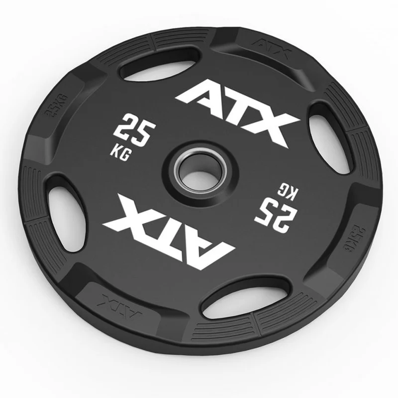 ATX® Polyurethan 4-Grip Hantelscheiben 50 mm - 1,25 bis 25 kg