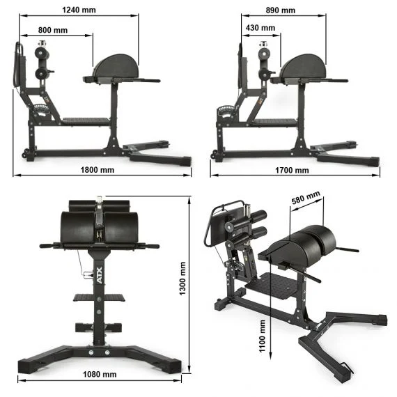 ATX® Glute Ham Trainer Pro