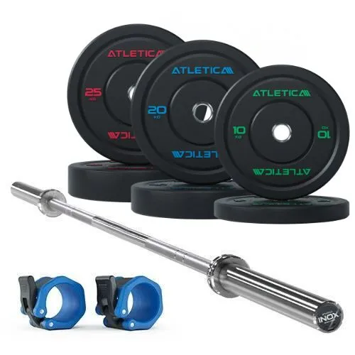 Set Inox + High Temp Bumper Plates 110kg