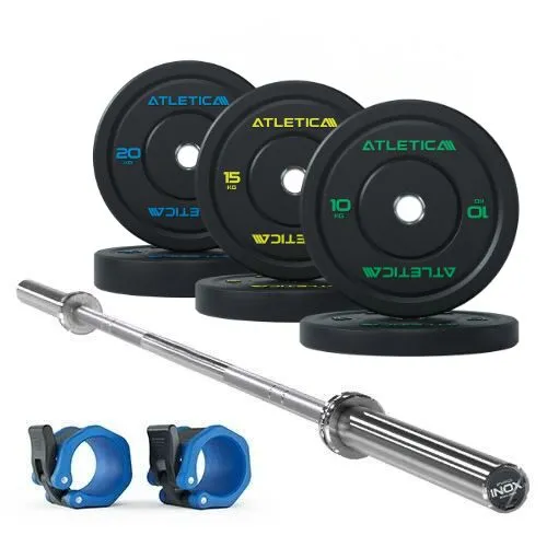 Set Inox + High Temp Bumper Plates 90kg