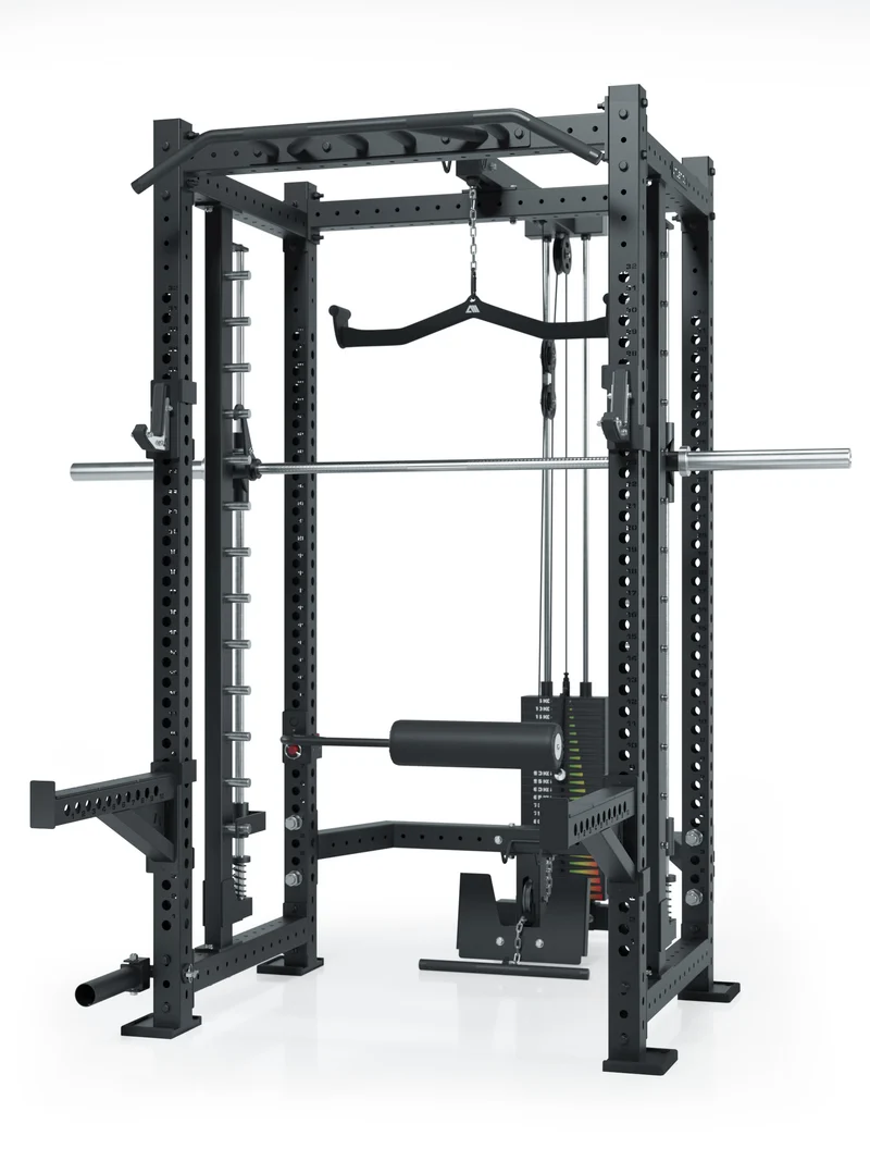 R8 Commander | Power Rack | 125kg Weight Stack | Plate Loaded