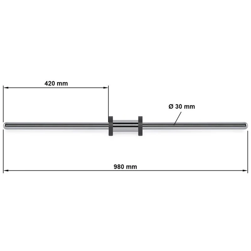 Adapter 30 mm Aufnahmewelle für ATX® Beinpresse / Hackenschmidt